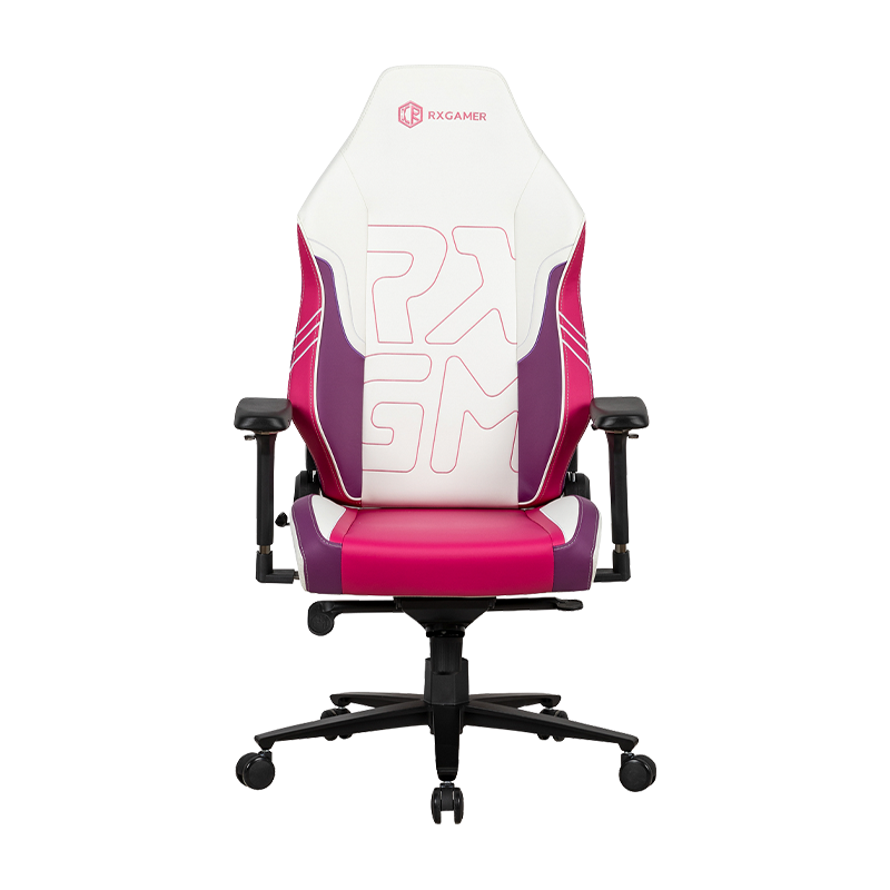 RXGAMER RX-2108R-A Mute Wheel Lumbar Dobbel Justerbar Ergonomisk Swivel Computer Gaming Stol