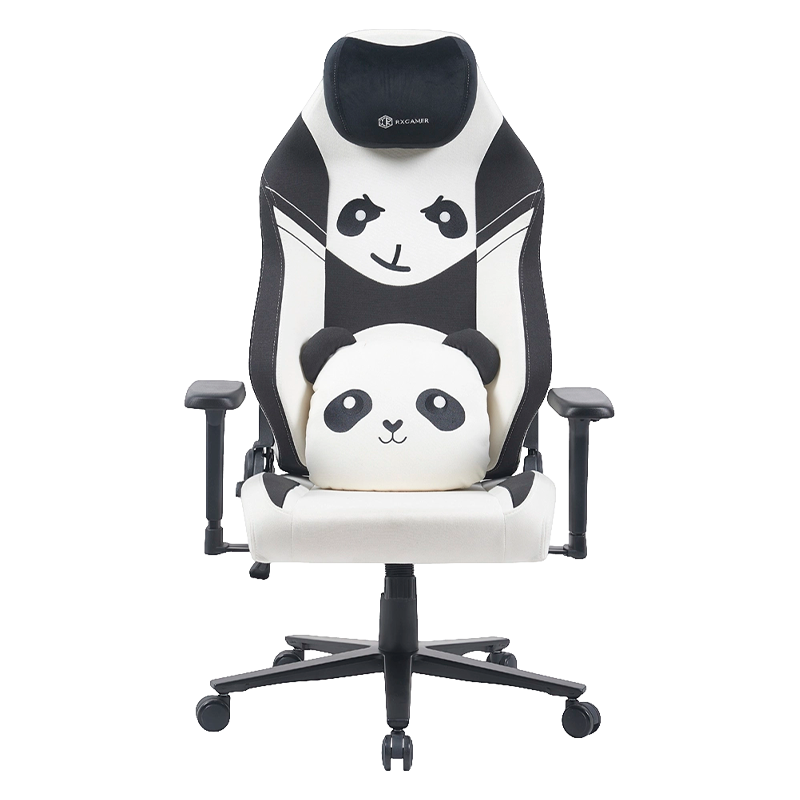 RXGAMER RX-2182 panda Fasjonabel gamingstol ergonomisk dataspillstol
