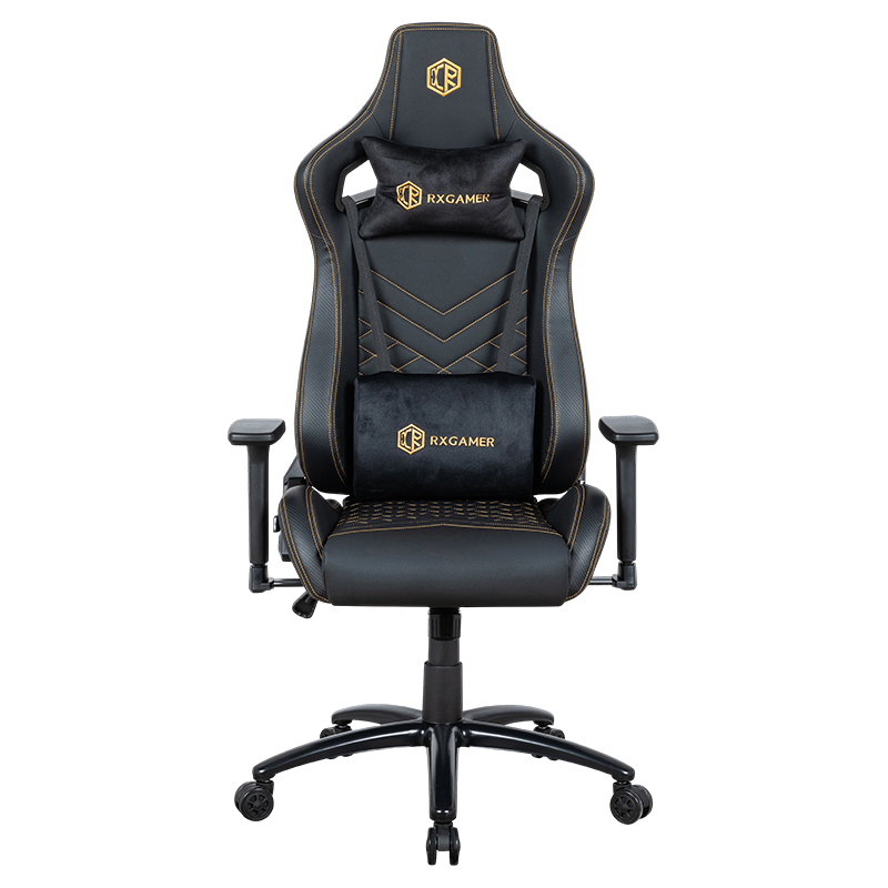RXGAMER RX-2047 svart matt 3D-armstøtte multifunksjonell spillestol